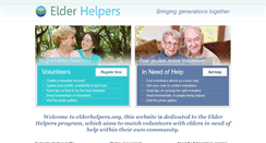 Desktop Screenshot of elderhelpers.org